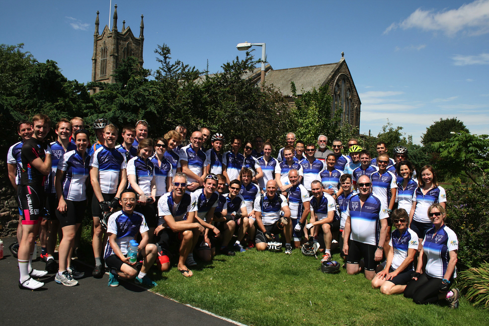 Bring me sunshine.  Laughter and smiles on the Tour de Hertford
